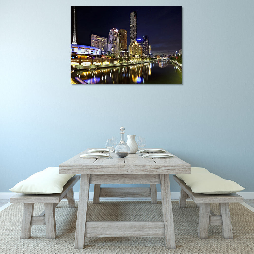 Yarra River Australia Wall Art Print on the wall