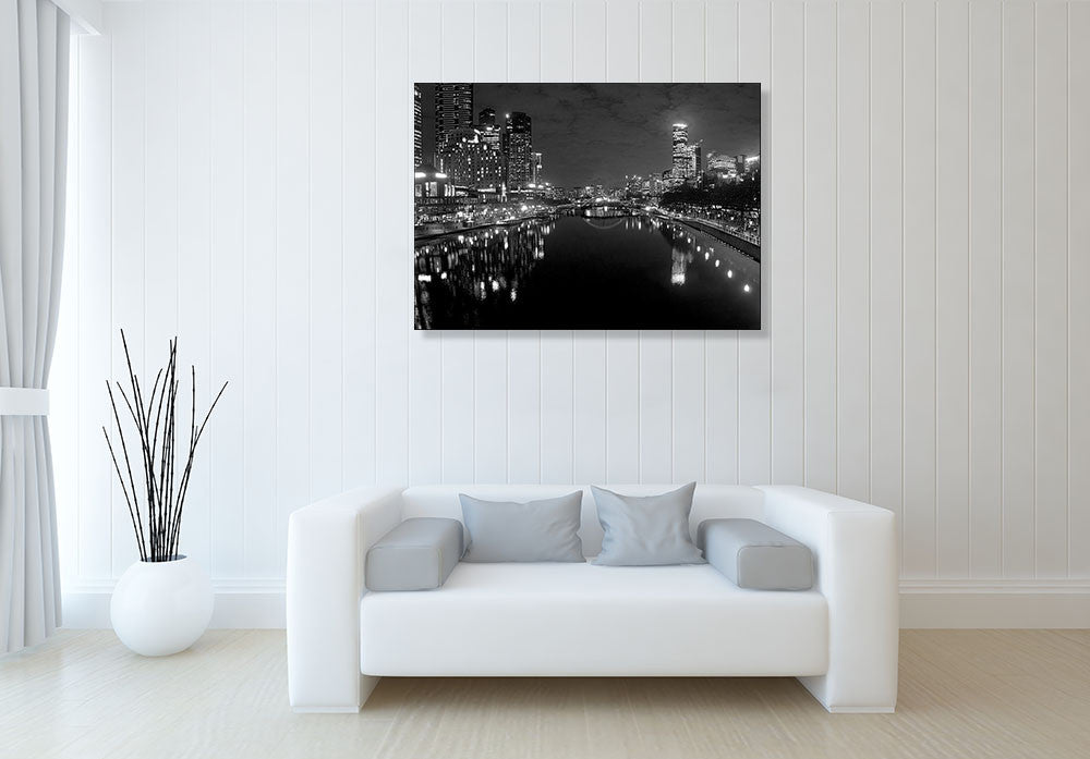 Yarra River Melbourne Wall Art Print on the wall
