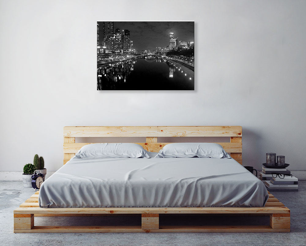 Yarra River Melbourne Wall Art Print on the wall