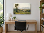 Valley Railway Vista landscape canvas print on the wall of a study