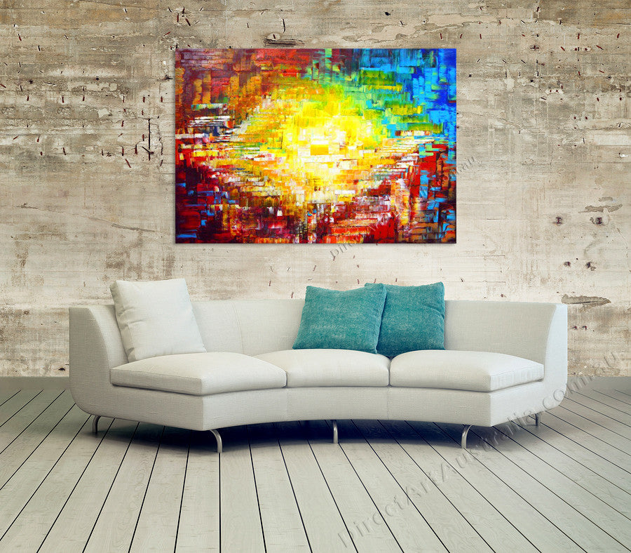 Knife Painting FA70057 on the wall