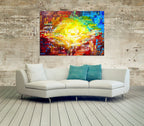 Knife Painting FA70057 on the wall