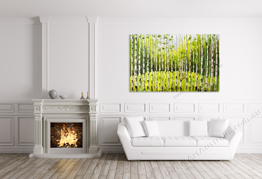 Knife Painting SAH023 on the wall
