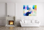 Blue Flame on the wall