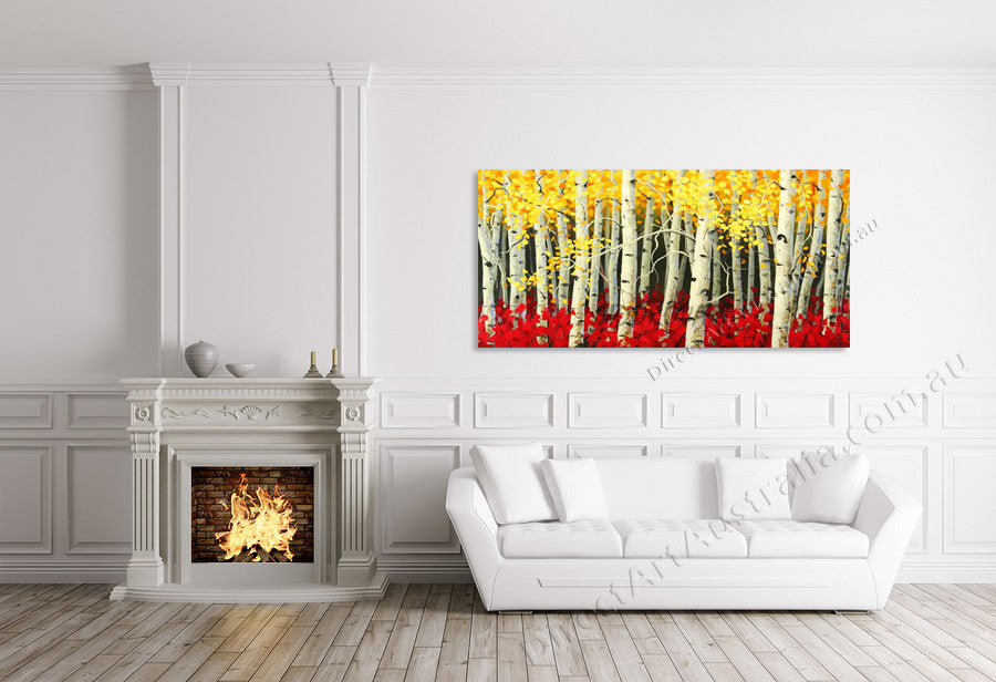 Knife Painting SAH104 on the wall