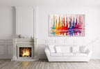 Knife Painting FA074 on the wall