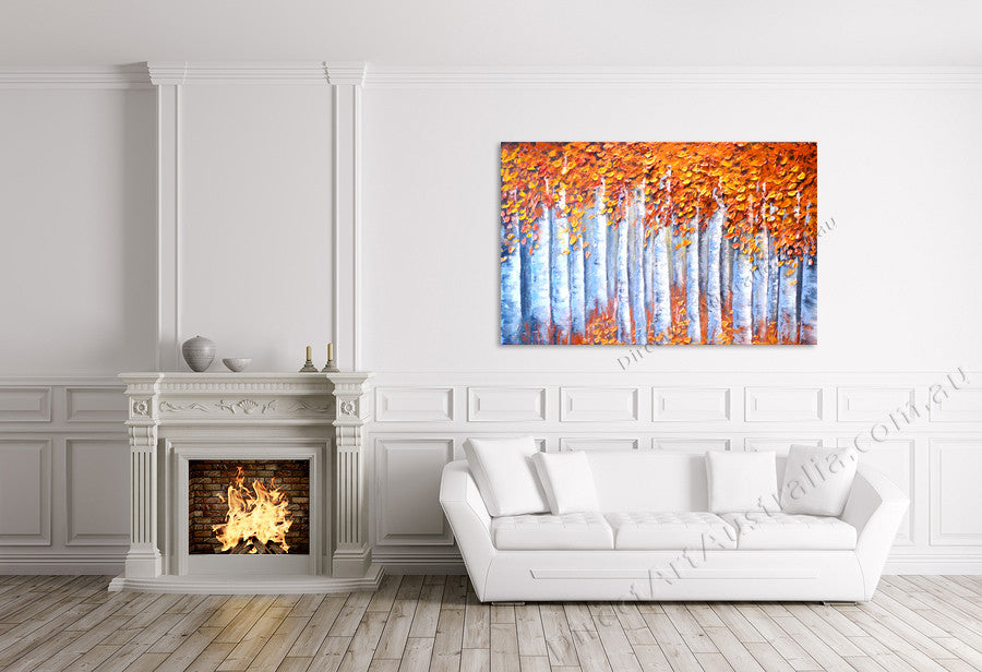 Knife Painting SAH048 on the wall