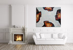 Faces on the wall