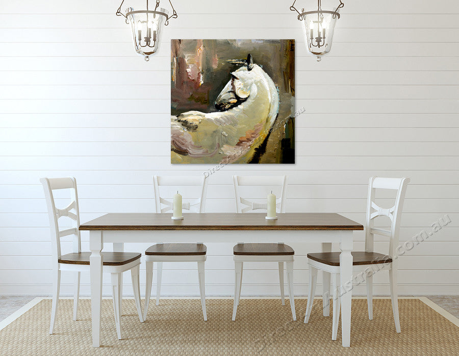 Knife Painting YA451 on the wall