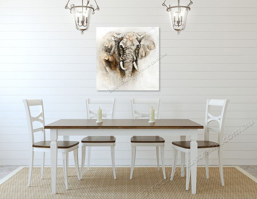 Knife Painting YA470 on the wall