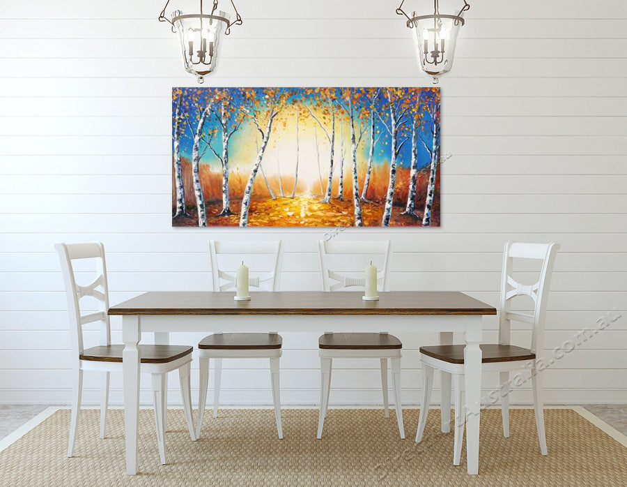 Knife Painting SAH001 on the wall