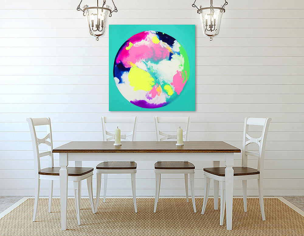 World of Colours on the wall