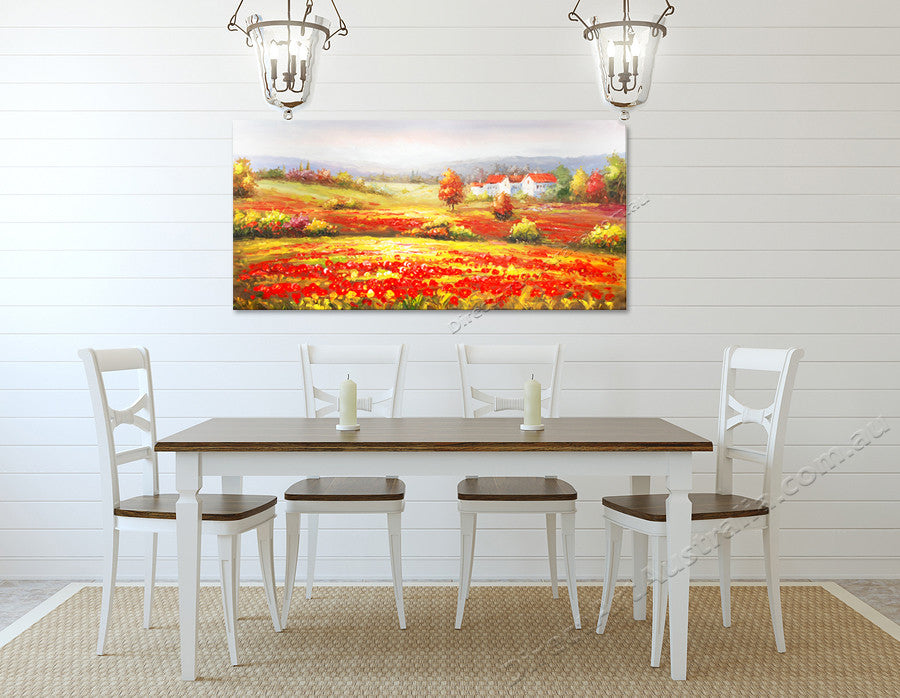 Knife Painting YA1318 on the wall