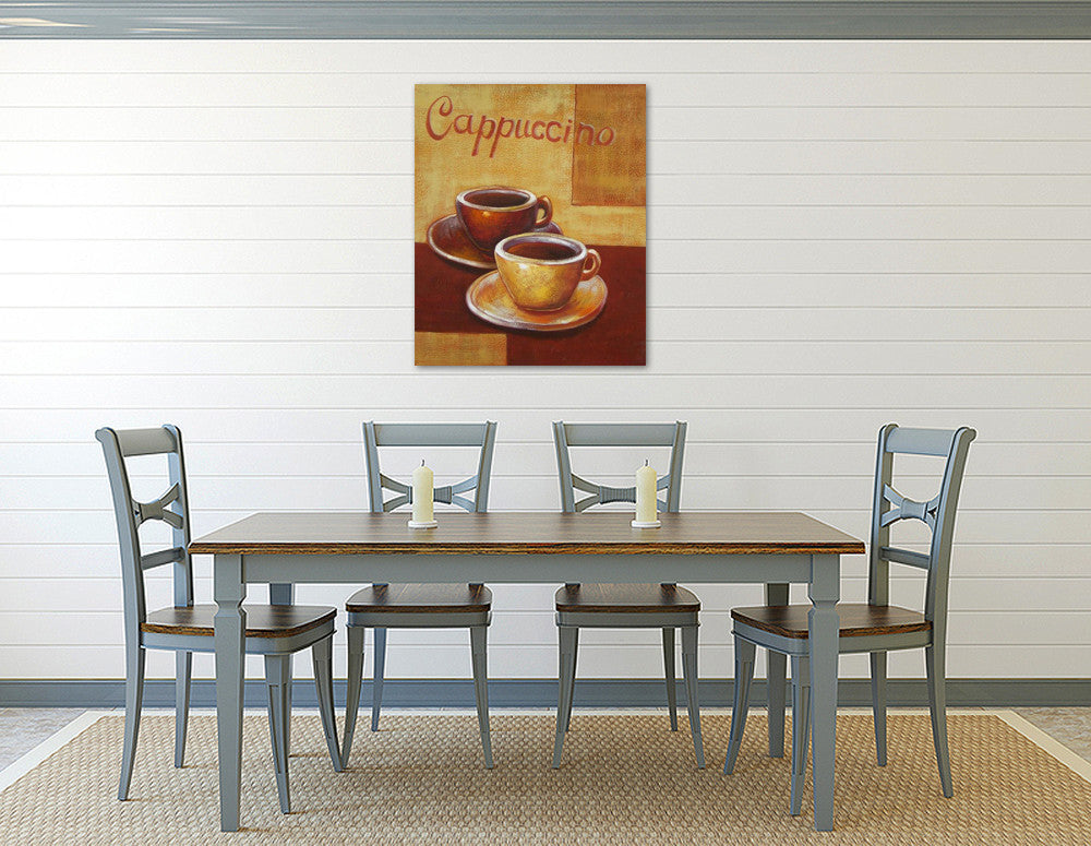 Cappuccino on the wall