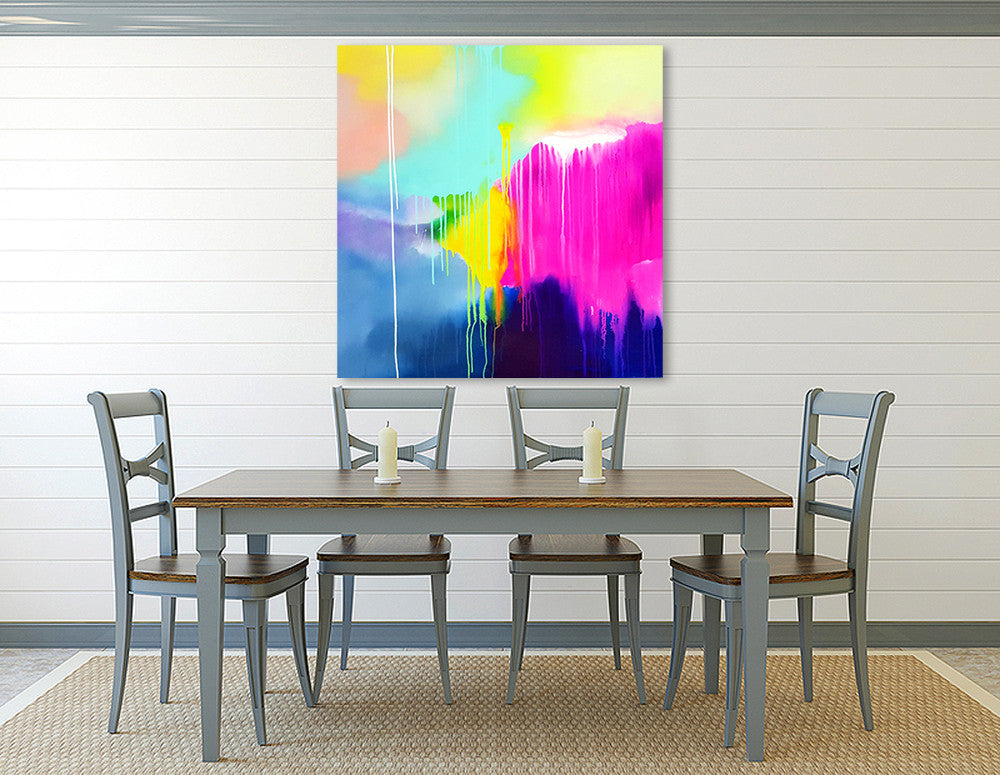 Vivid on the wall
