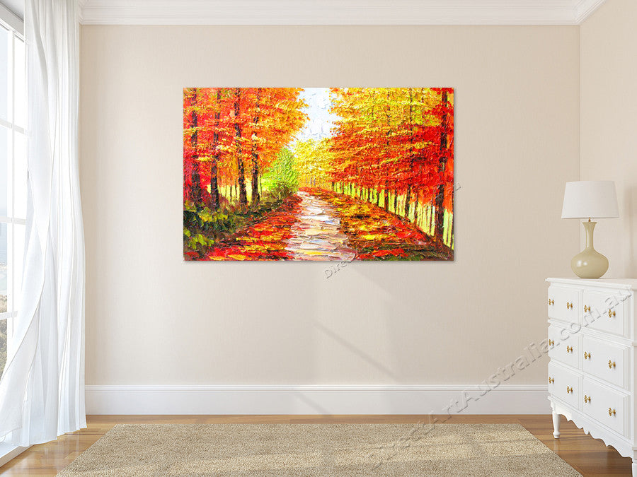 Knife Painting SAH019 on the wall
