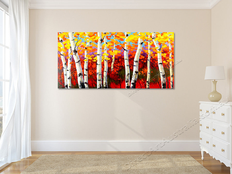 Knife Painting SAH102 on the wall