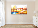 Knife Painting YA1330 on the wall