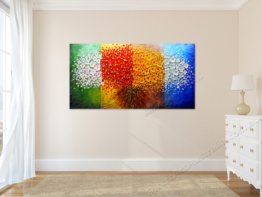 Knife Painting SAH075 on the wall