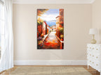 Knife Painting YA1350-2 on the wall