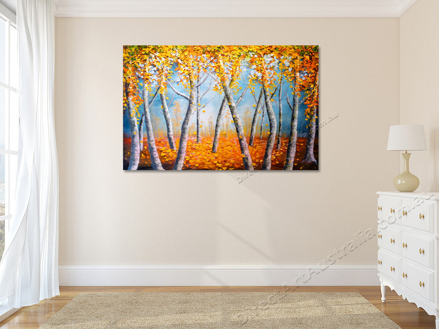 Knife Painting SAH044 on the wall