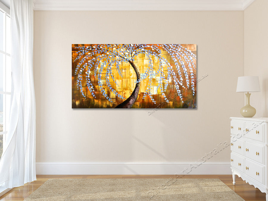 Knife Painting SAH142 on the wall