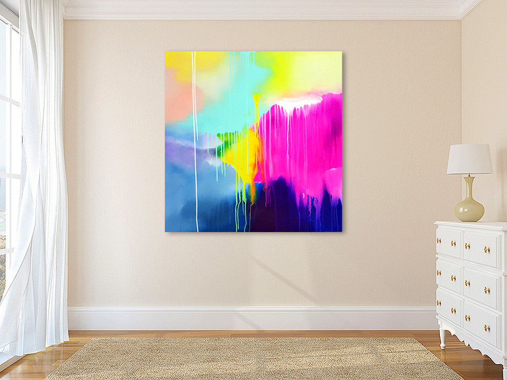 Vivid on the wall