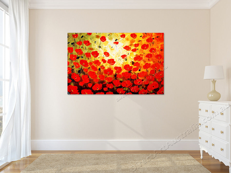 Knife Painting YA1018 on the wall