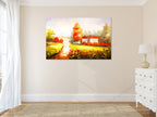 Knife Painting YA1332 on the wall