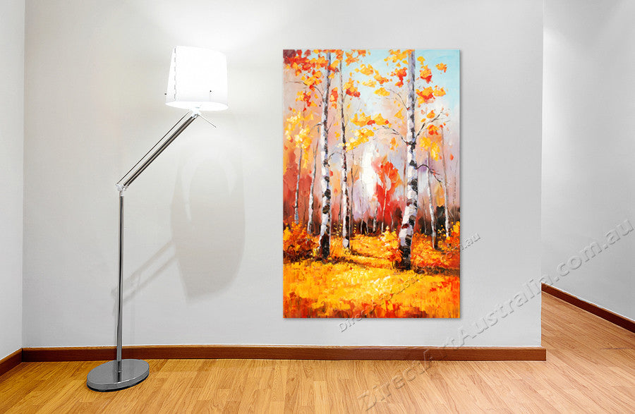 Knife Painting YA1354 on the wall
