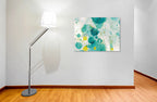 Green Splats on the wall