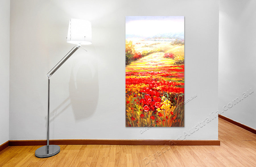 Knife Painting YA1337 on the wall