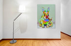 Modern Rabbits on the wall