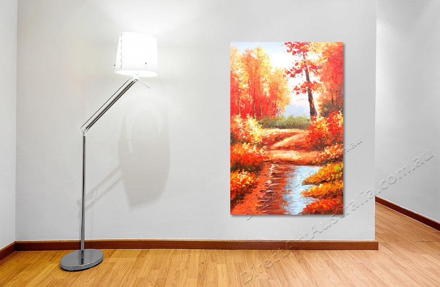 Knife Painting YA1334 on the wall
