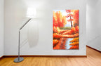 Knife Painting YA1334 on the wall