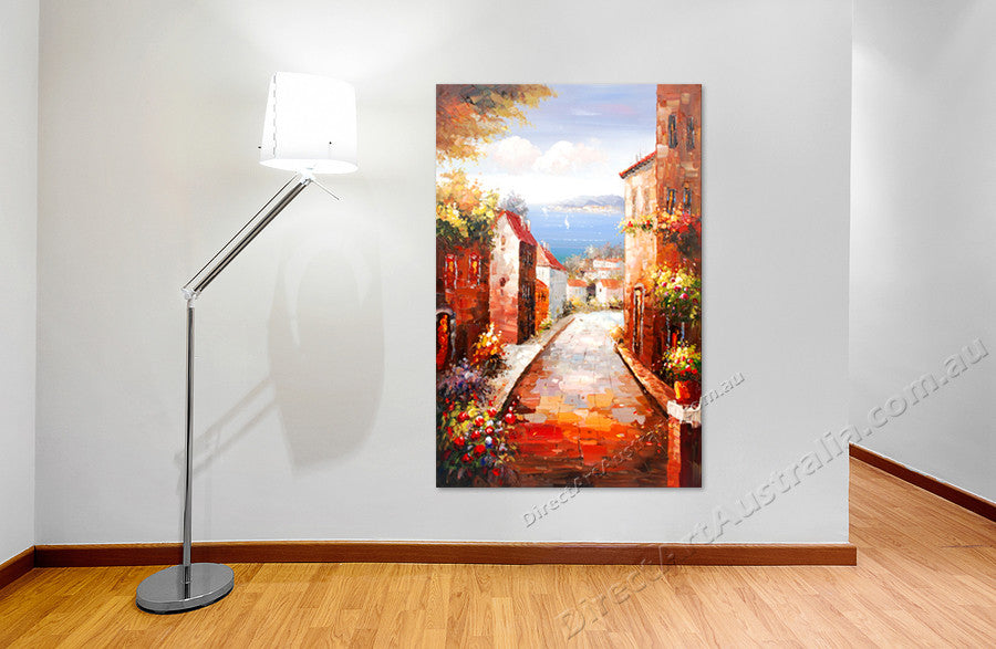 Knife Painting YA1350-2 on the wall