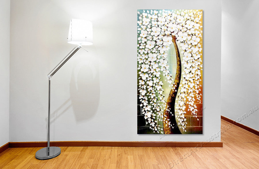 Knife Painting SAH143-4 on the wall