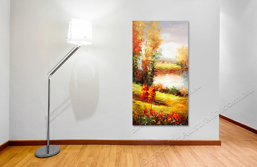 Knife Painting YA1362 on the wall