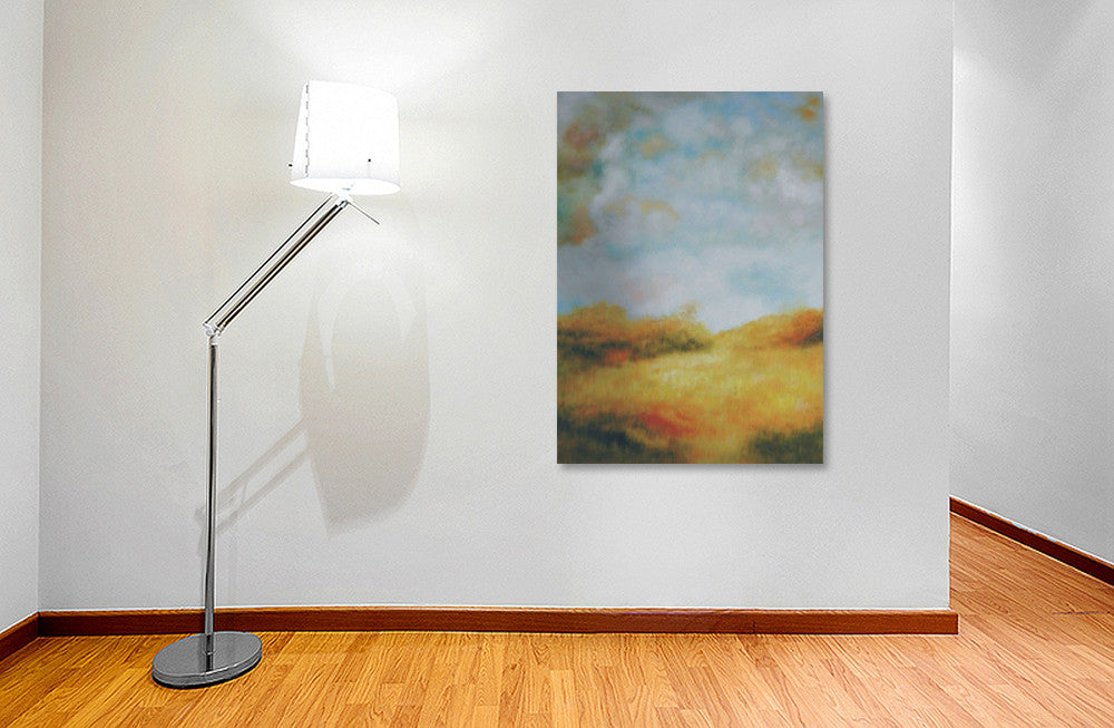 Hazy Field on the wall