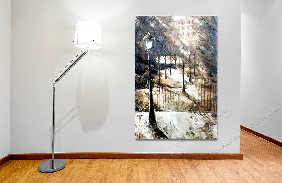Knife Painting SAH082 on the wall