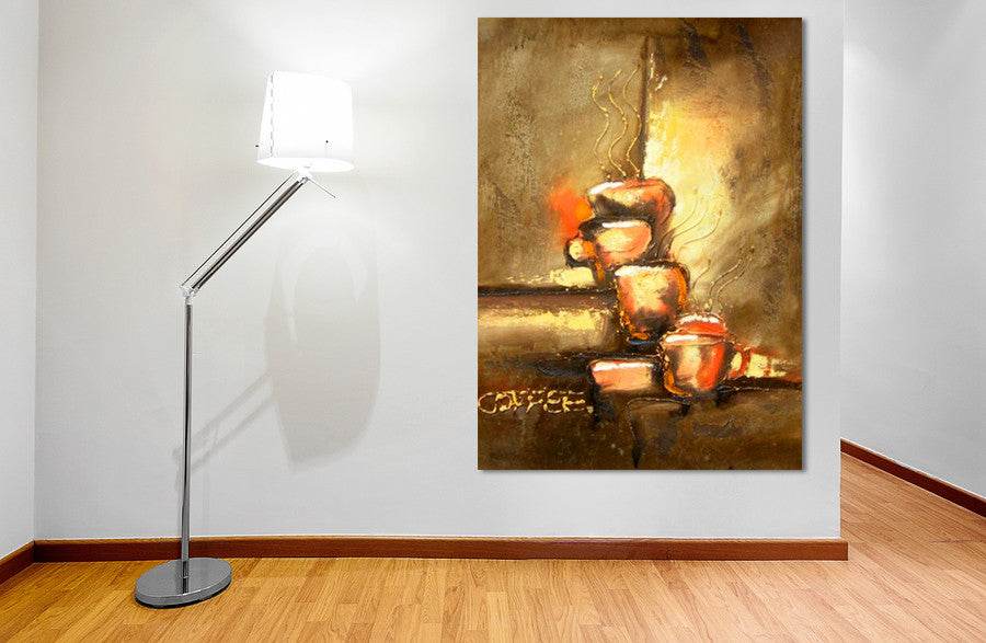 Ceramic Three on the wall