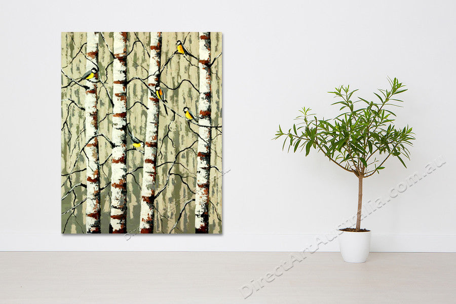 Knife Painting SAH092 on the wall
