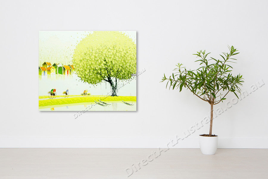 Knife Painting FA047 on the wall