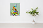 Modern Rabbits on the wall