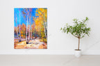 Knife Painting SAH025 on the wall