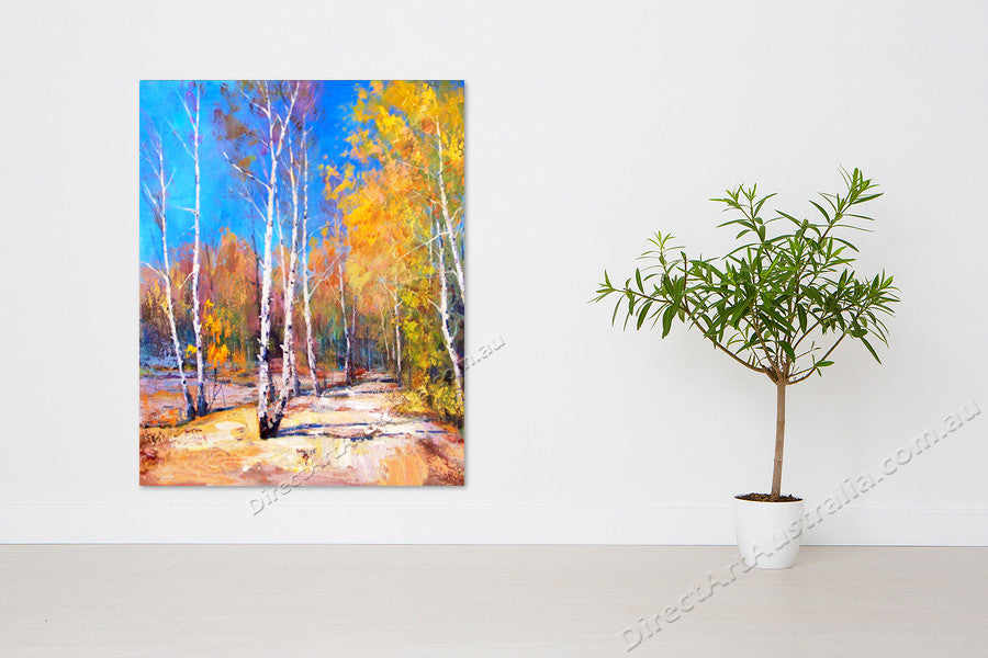 Knife Painting SAH025 on the wall