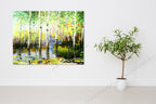 Knife Painting SAH090 on the wall