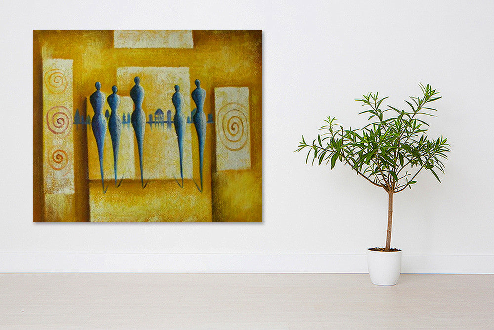 Cluster on the wall