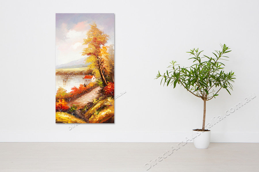 Knife Painting YA1361 on the wall