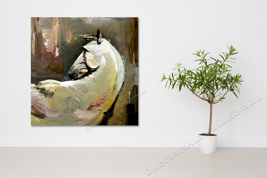 Knife Painting YA451 on the wall
